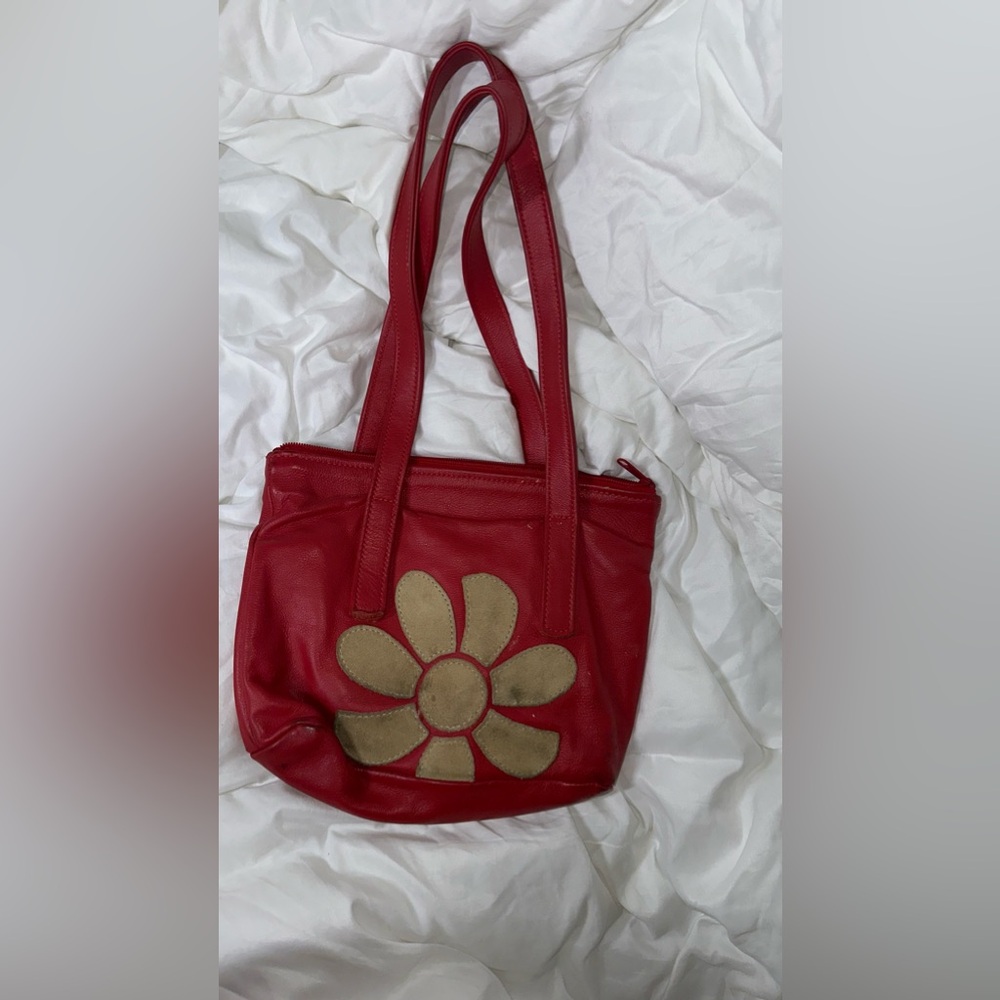 Red Retro Purse
